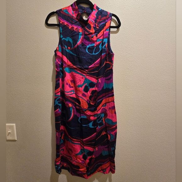 Trina Turk Around Midnight Sleeveless Dress Sz 6 NWT - Picture 4 of 7